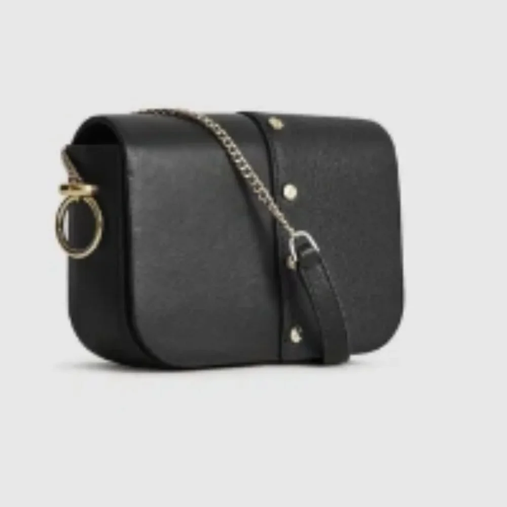 REISS Jessie Leather Cross Body Bag with Tassel Detail – Black (NWOT)